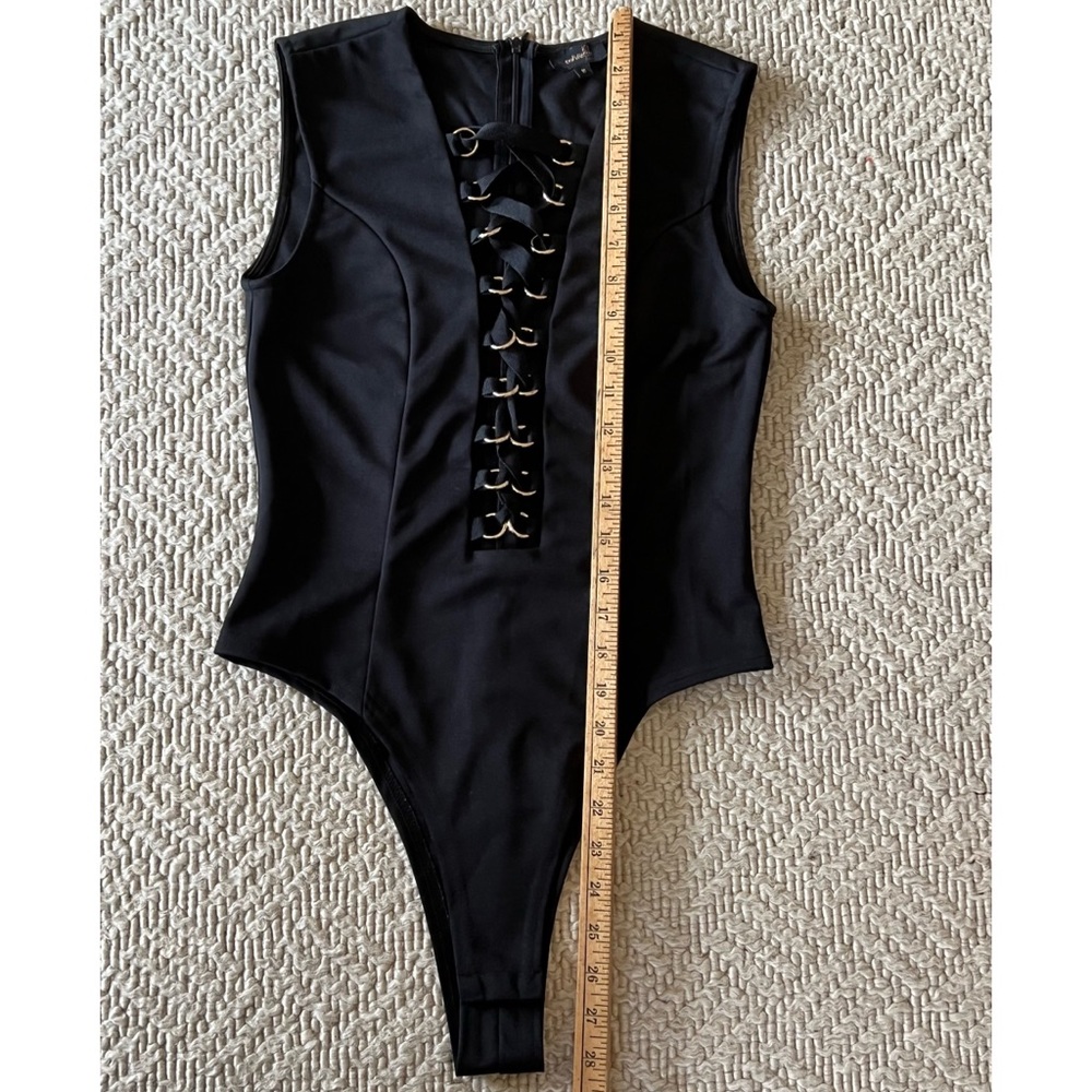 NWOT onTwelfth Chunky Lace Up BodySuit - S - Picture 9 of 11